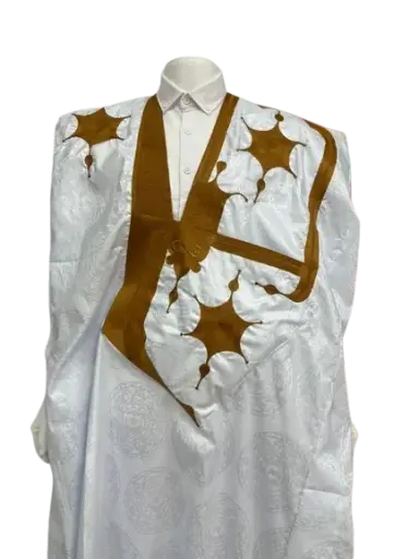 دراعة ازبي ابيض (الشمس)