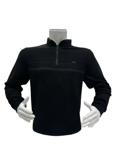 قميص بأكمام طويلة (LACOSTE02) PL01 شتوي سحاب 